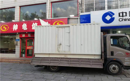 松原出租发电机施工案例